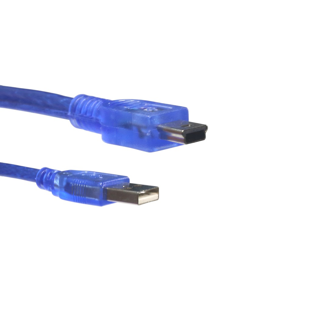 SALE สายUSB2.0 TO MINI 5Pina(ความยาว30เซตร)สีฟ้า #คำค้นหาเพิ่มเติม ASHU Type-c to HDMI OKER HD External HDD สายแลนด์ Anycast