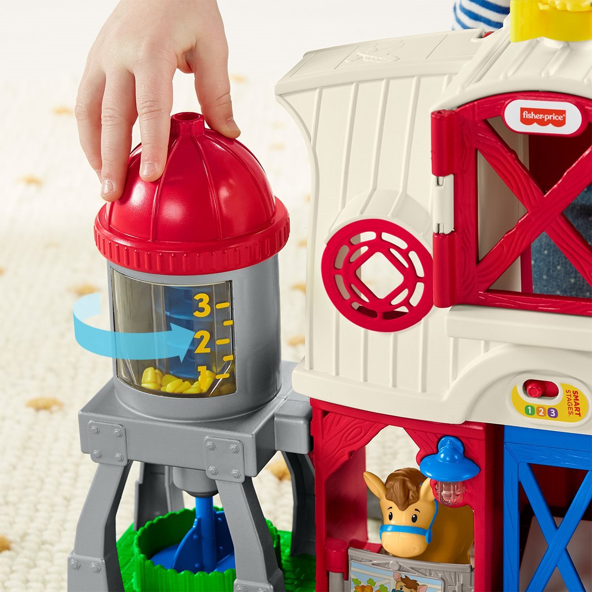 ฟาร์มปศุสัตว์ของเล่น แสนสนุก Fisher-Price Little People Care for Animal Farm Playset with Smart Stages ฟาร์มปศุสัตว์ของเล่น แสนสนุก Fisher-Price Little People Care for Animal Farm Playset with Smart Stages