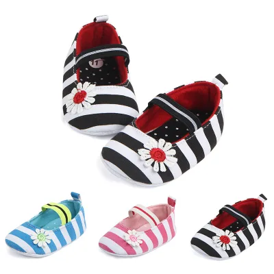 New Cute Flower Baby Girl Shoes Newborn Toddler Anti Slip Baby Shoes Girls First Walker Shoes