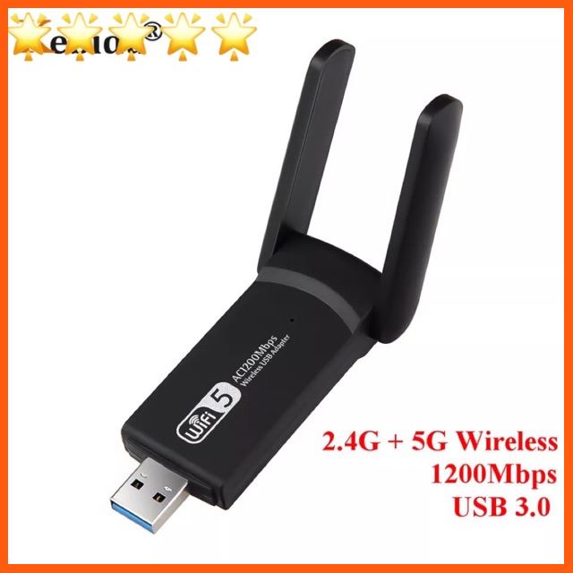 #ลดราคา Dual Band 5GHz 2.4 GHz USB 3.0 1200Mbps WIFI อะแดปเตอร์802.11AC เสาอากาศWiFi Dongle Network Card สำหรับแล็ปท็อปเดสก์ท็อป #ค้นหาเพิ่มเติมMINI Video Capture Card USB สาย USB Parallel Optical Digital สเตอริโอSPDIF