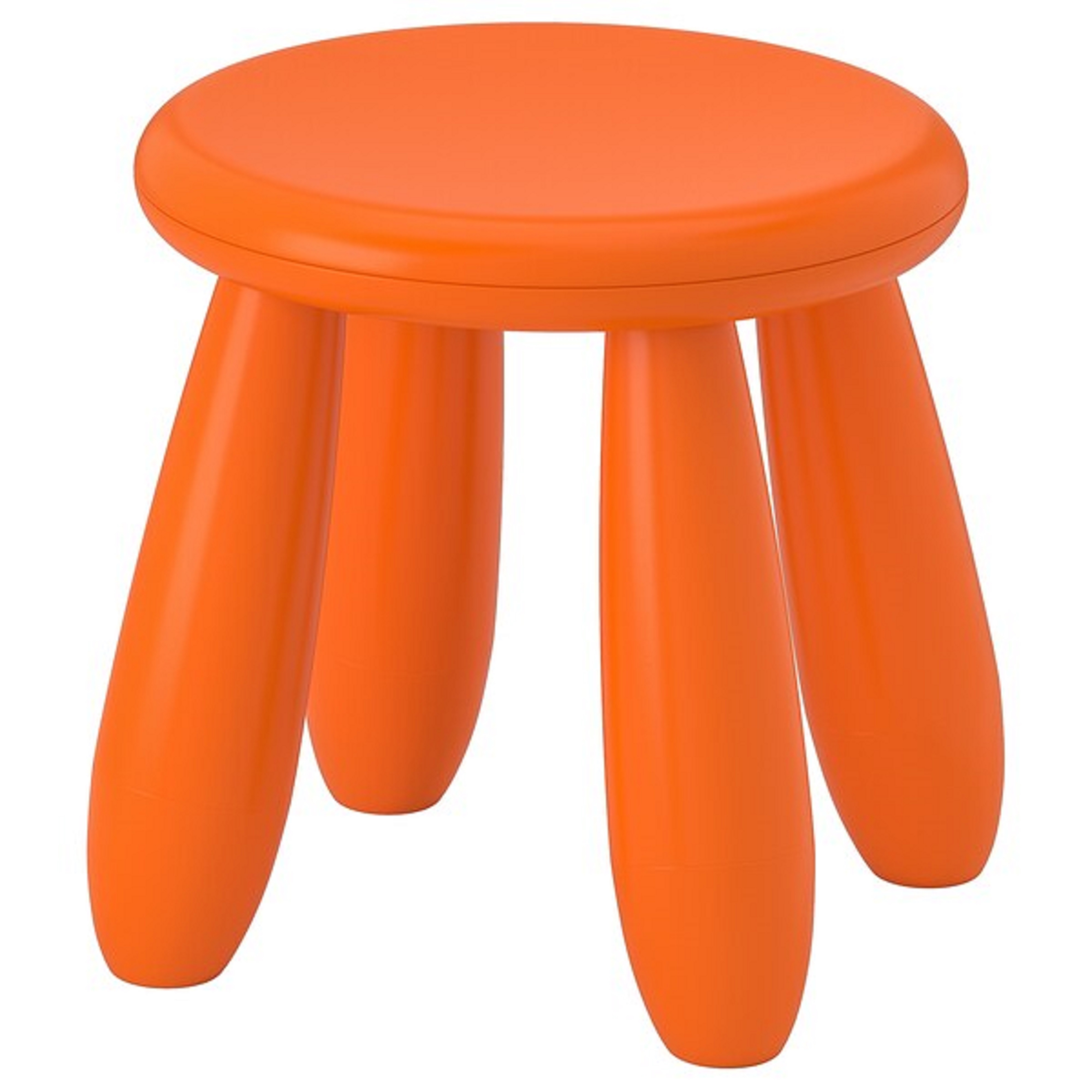 IKEA เก้าอี้เด็ก, ใน/นอกอาคาร, สีส้ม