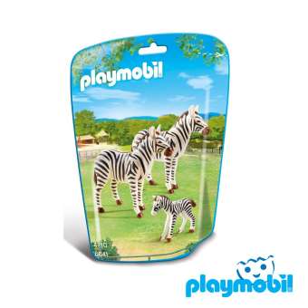 Playmobil ซี้ตี้ไลฟ์ ครอบครัวม้าลาย (PM-6641)