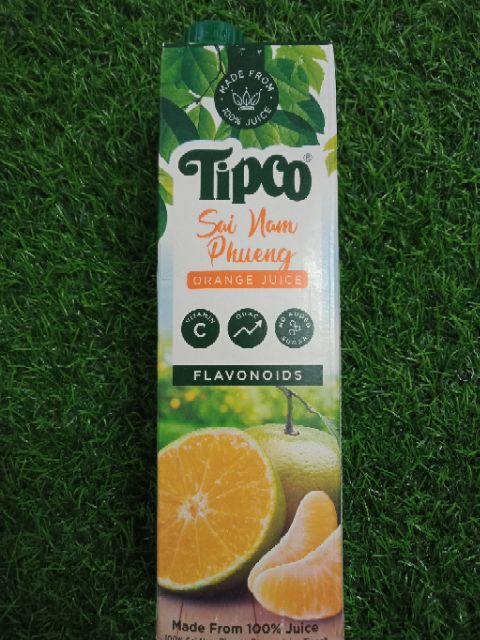 น้ำส้มแท้ ทิปโค 100% ขนาด1ลิตร