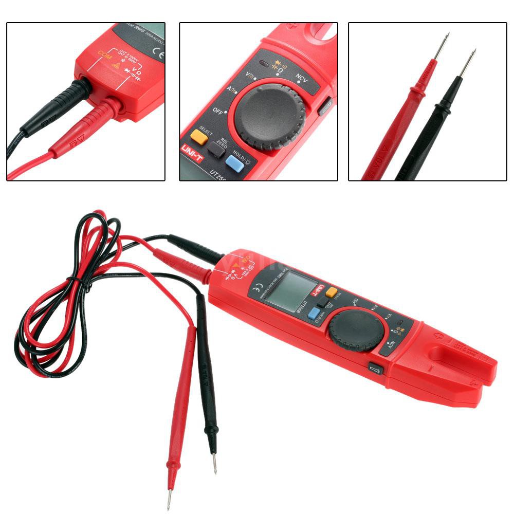 Y&L UNI-T UT256B True RMS Digital Fork Meter Clamp Multimeter ACDC ...
