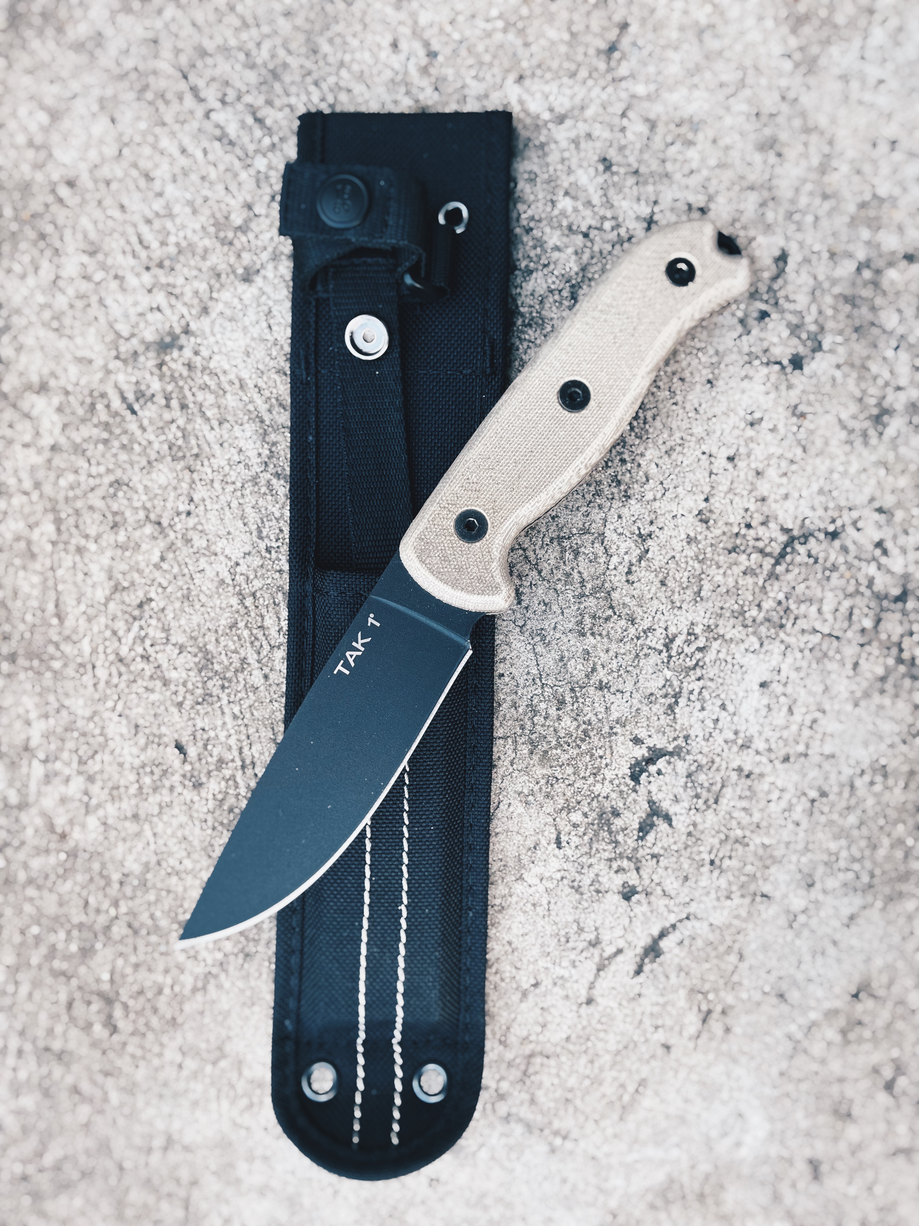 Ontario TAK 1 w/Nylon Sheath(8671) Procamping ThaiPick