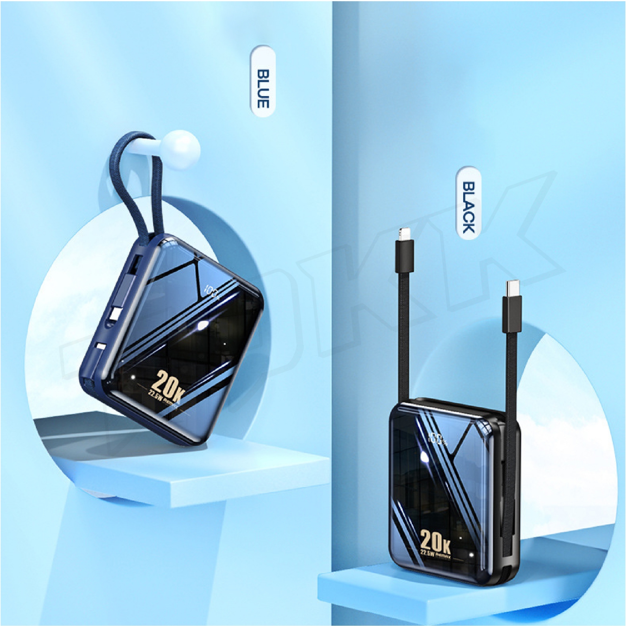 แบตสำรอง REMAX รุ่น RPP-51 ความจุแบตเตอรี่ 20000 mAh ชาร์จเร็ว จอแสดง ...