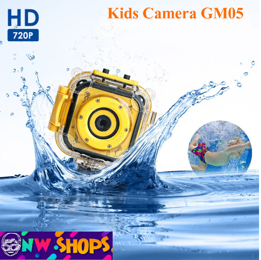 กล้องวีดีโอ กันน้า สำหรับเด็ก GM05 Waterproof Kids Sports Action Camera 720P HD