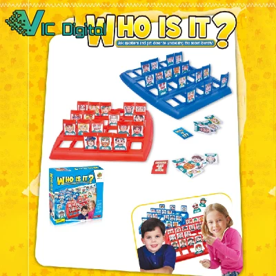 📍ส่งจากกทม📍 Who is it？Board Game เกมสืบพยาน - บอร์ดเกม Guess Who สําหรับเด็ก เกมกระดาน Who Is It Classic Board Game Funny Family