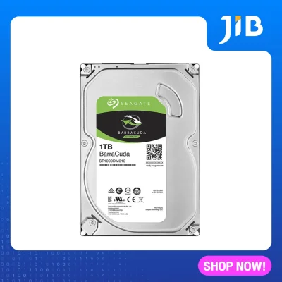 JIB 1 TB HDD (ฮาร์ดดิสก์) SEAGATE BARRACUDA 7200RPM SATA3 (ST1000DM010)