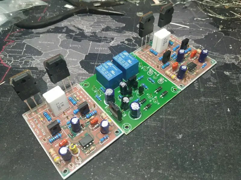 ภาพสินค้าP Tech Audio Mini741 V.3 Amplifier board 1คู่ จากร้าน P Tech Audio By. P-Sound&Service บน Lazada ภาพที่ 1