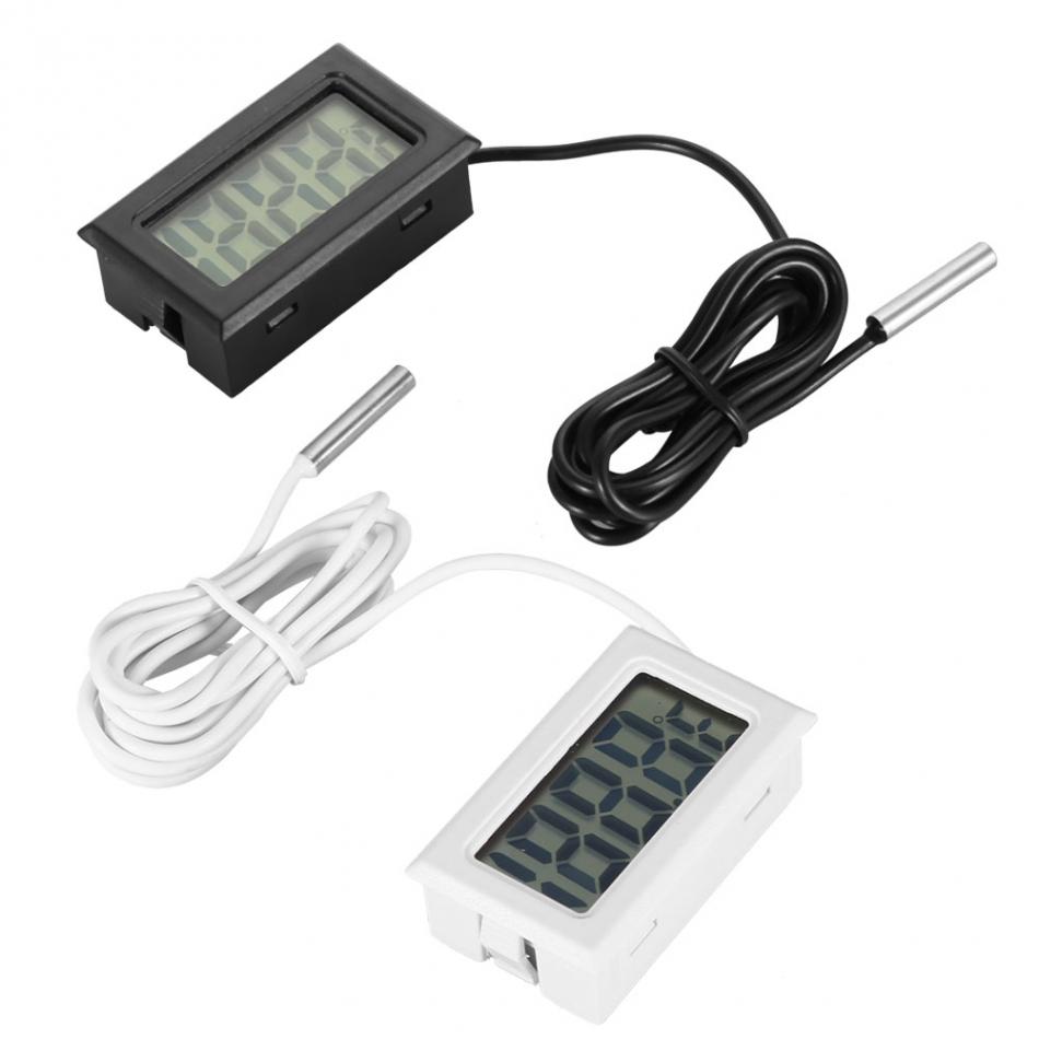 เครื่องวัดอุณหภูมิ Digital Thermometer LCD  แถมถ่าน ใช้วัดในน้ำได้ พร้อมส่งด่วน365วันไม่มีวันหยุด