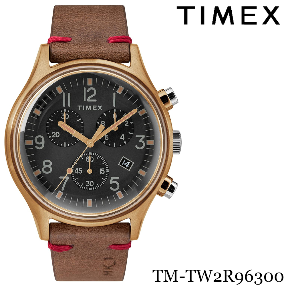 Timex TM-TW2R96300 MK1 SST Chronograph นาฬิกาข้อมือผู้ชาย สีน้ำตาล