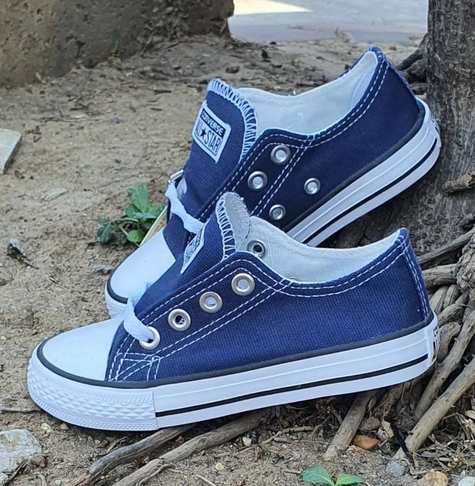 👶รองเท้าเด็ก converse_all star blue✅สวยแท้100% ใส่สบายเท้า รองเท้าผ้าใบเด็ก รองเท้าเด็กเล็ก รองเท้าหัดเดิน รองเท้าแฟชั่นเด็ก