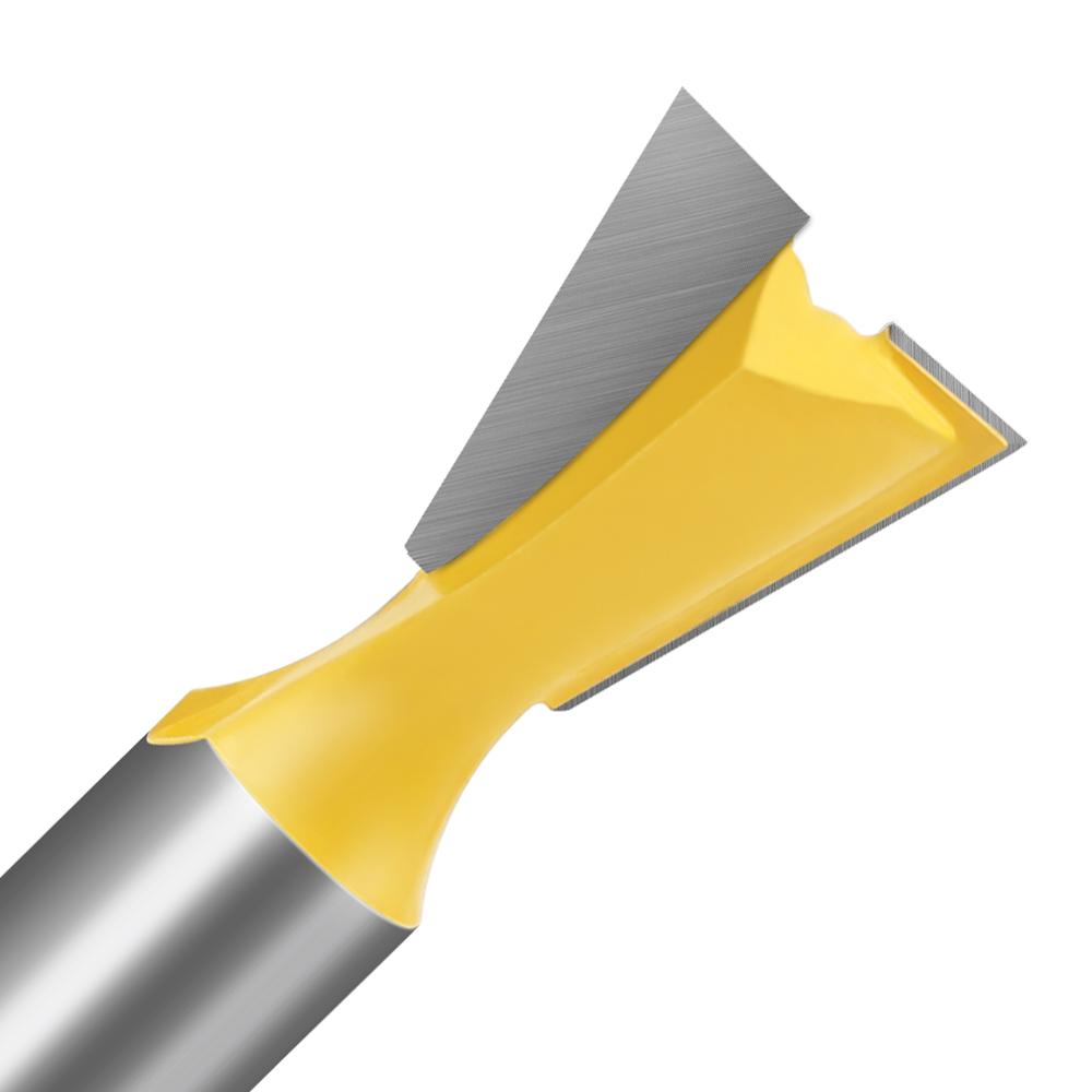 5pcs 12mm Shank 1/2 Dovetail Joint Router Bits Set 14 Degree