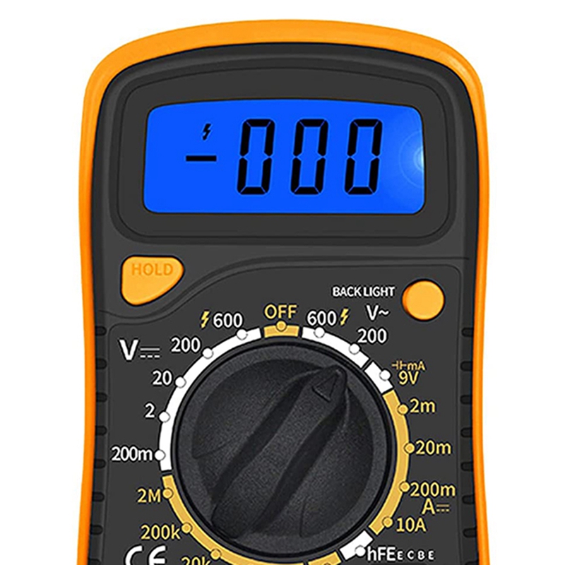 Digital Multimeter Voltmeter Tester Multi Meter Backlight Lcd Measurement Tool Electronic Test 8041