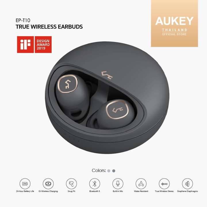 AUKEY หูฟังบลูทูธ Key Series True Wireless Earbuds 2019 