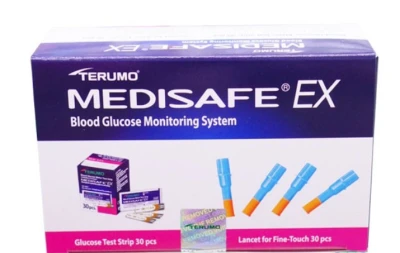 แผ่นตรวจน้ำตาล Terumo Medisafe EX 33