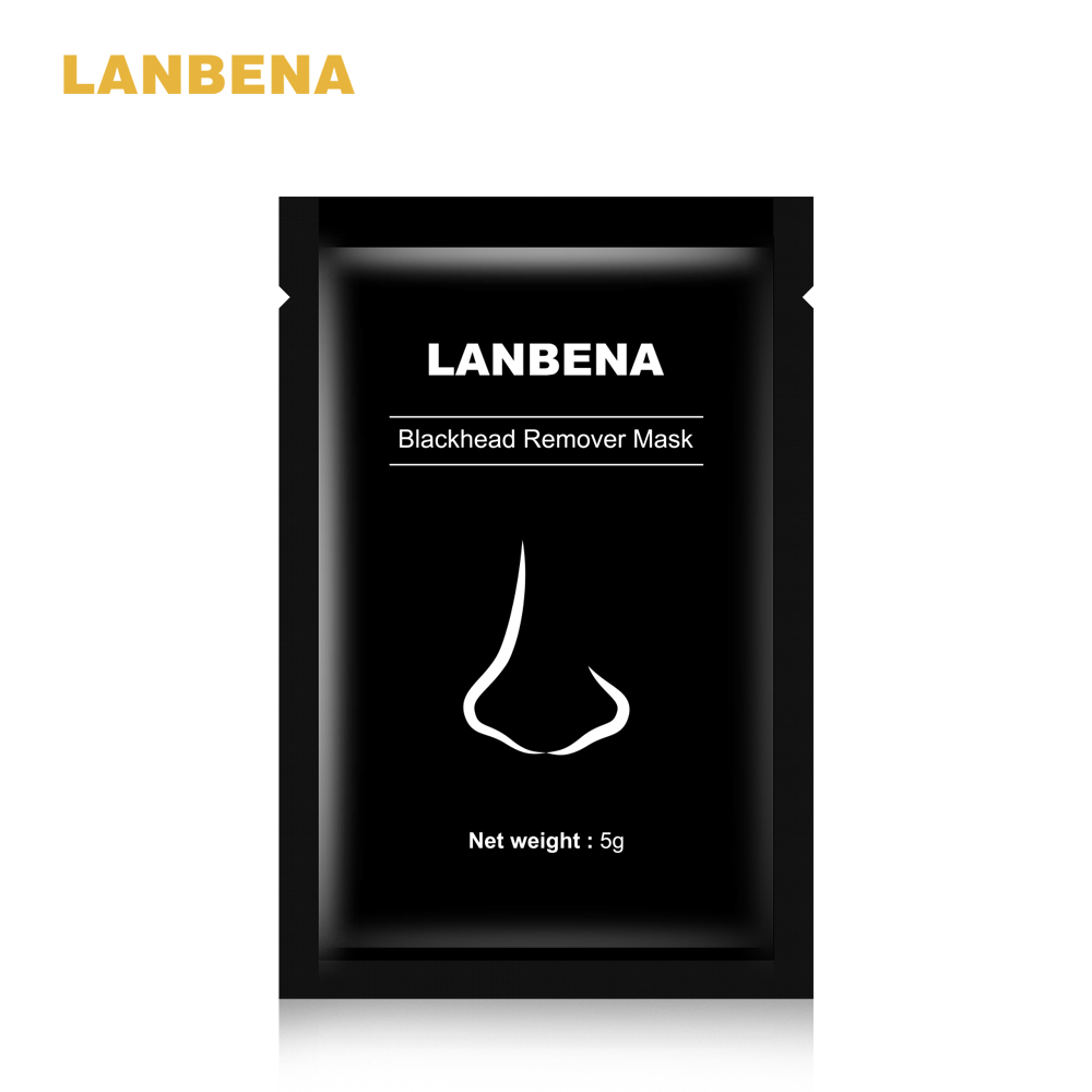 LANBENA Blackhead Remover Mask 5g.มาส์กลอกสิวโคลนมาร์คหน้าถ่านดำลอกสิวเสี้ยนโคลนลอกสิวเสี้ยนครีมลอกสิว-0113