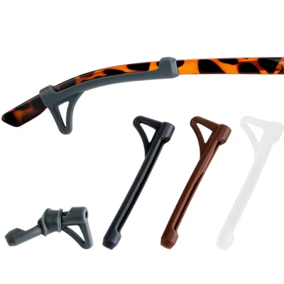 AI LIAN Fastener 1 Pair Glasses Anti-Slip Accessories Silicone Legs Sleeve Ear Hook Anti-slip Cover Sunglasses Glasses Cover