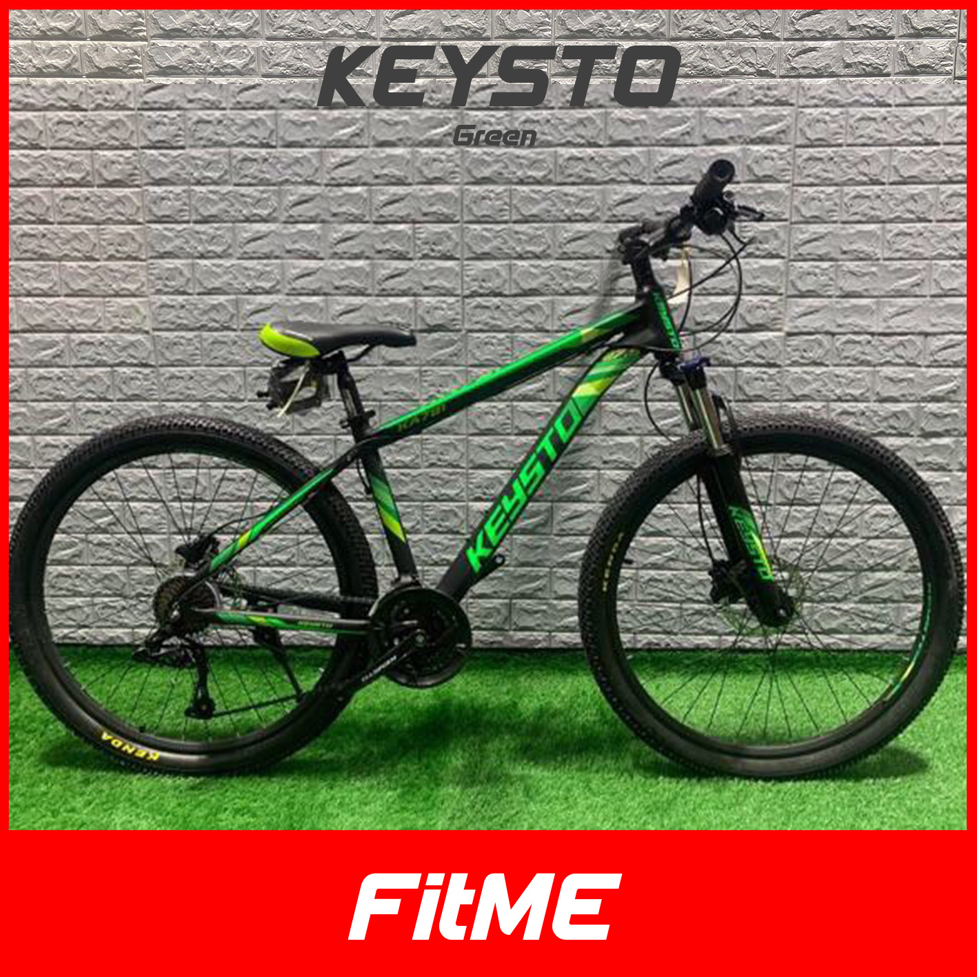 จักรยาน จักรยานเสือภูเขา เสือภูเขา KEYSTO KA781 เฟรมอลู 24สปีด ดิสน้ำมัน ล้อ27.5”