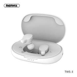 Remax หูฟัง TWS True Wireless Stereo Headset For Music & Calls หูฟังบลูทูธ หูฟังไร้สาย Bluetooth Version 5.0 รุ่น TWS-3