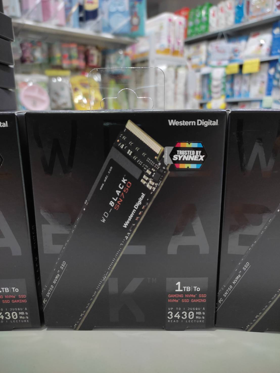 M.2 1TB WD Black SSD PCIe NVMe SN750 ของใหม่ประกัน5ปี Synnex