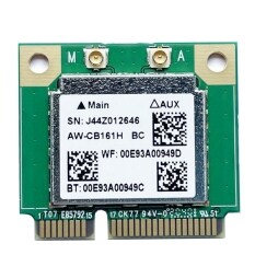 Dual Band Realtek RTL8821 AW-CB161H Wifi Wlan Card Bluetooth 4.0 Combo Wireless Half Mini PCI-E Adapter 433Mbps 802.11Ac