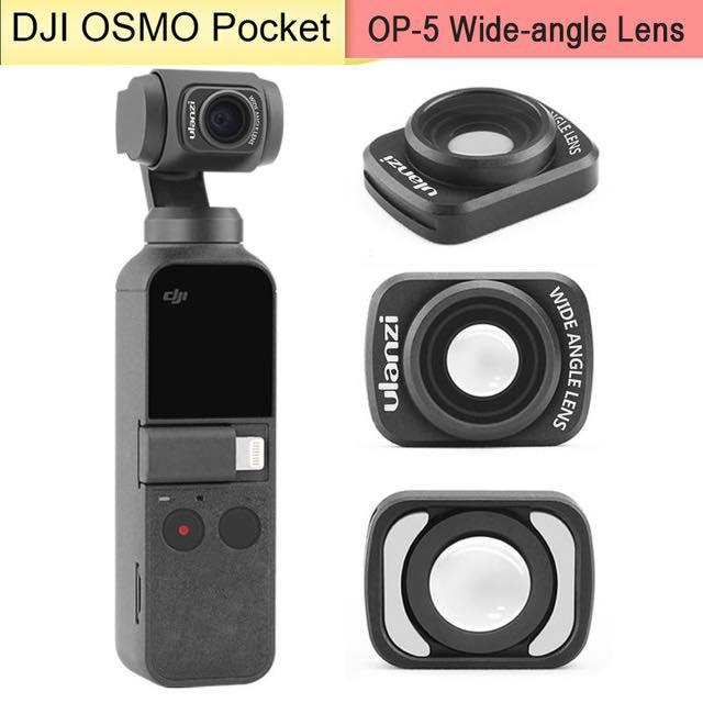 ขาย WellUlanzi OP-5 มุมกว้างเลนส์สำหรับ DJI Osmo Pocket Professional HD แม่เหล็กโครงสร้างเลนส์