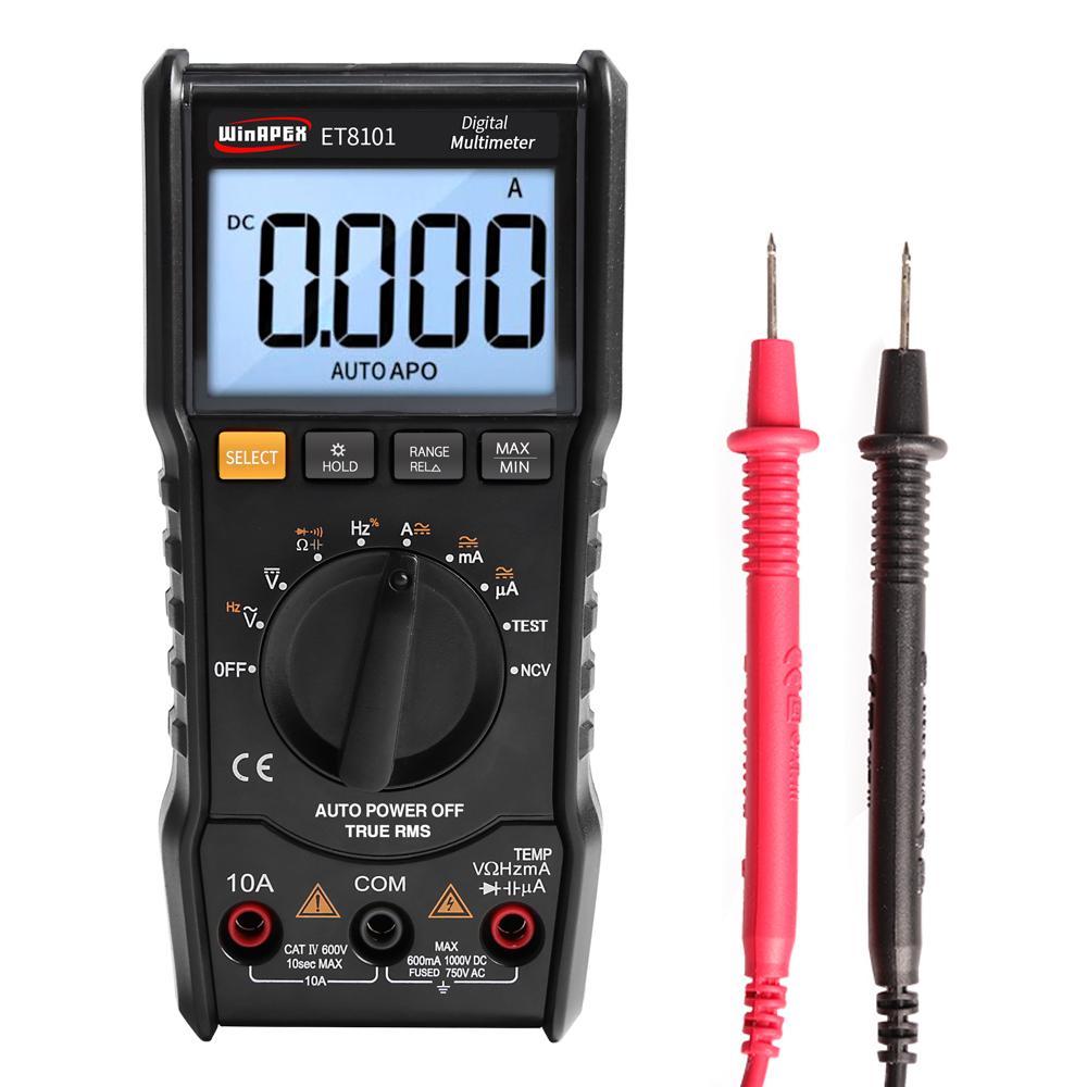 Winapex 6000 Tuduhan Digital Multimeter Perlindungan Penuh Mini Dmm ...