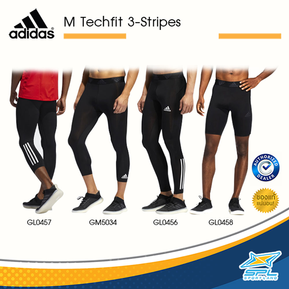 Calca Legging Adidas Techfit 3-Stripes Gl0456