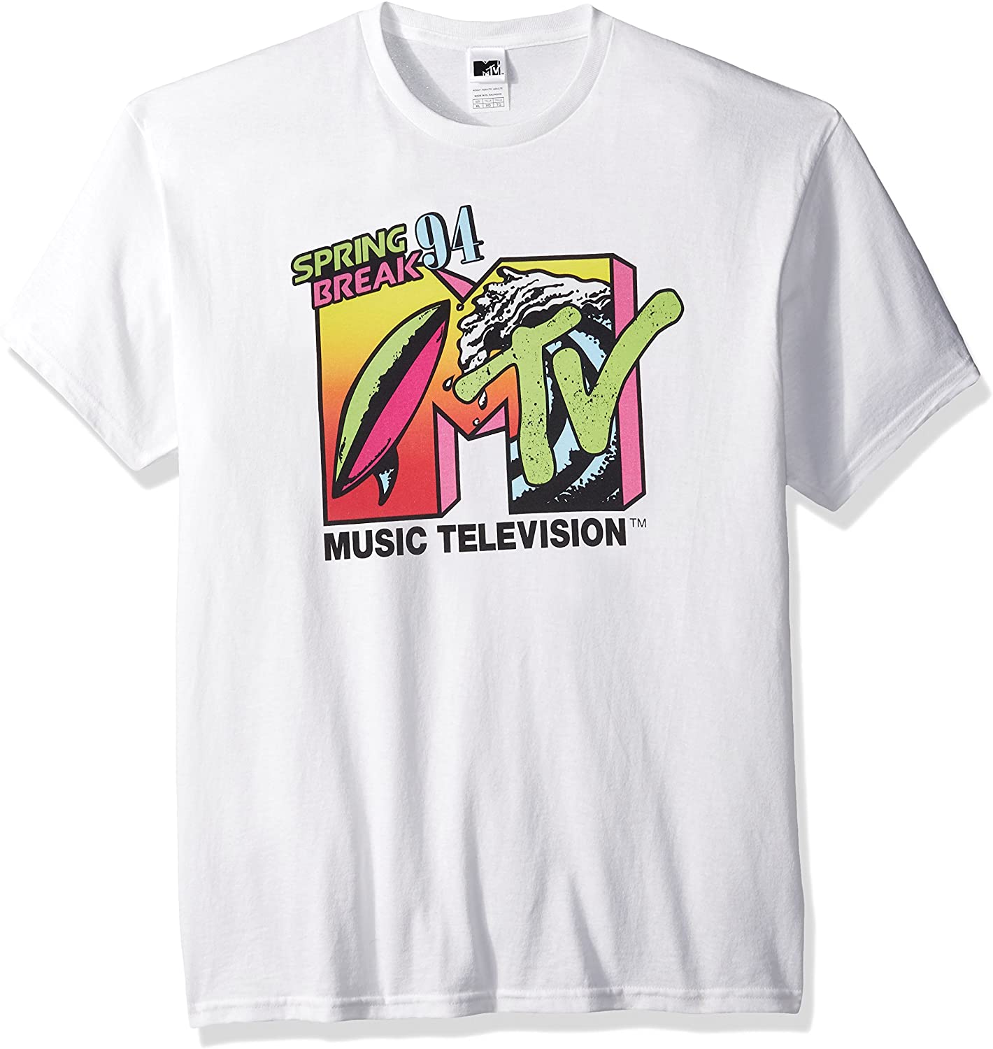 Mtv Mens Springbreak 94 Logo Tshirt