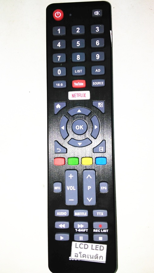 Aconaticรีโมทสมารท์ทีวี LED Aconatic มีปุ่ม YouTube NETFLIX รุ่น 55US534UN