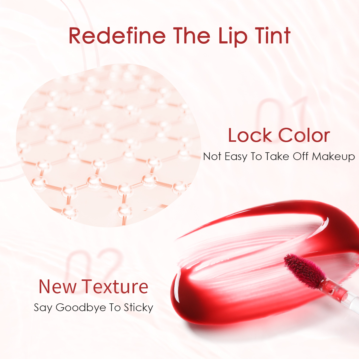 Focallure New Water Gloss Lip Tint Non Sticky Lock Color Long Lasting