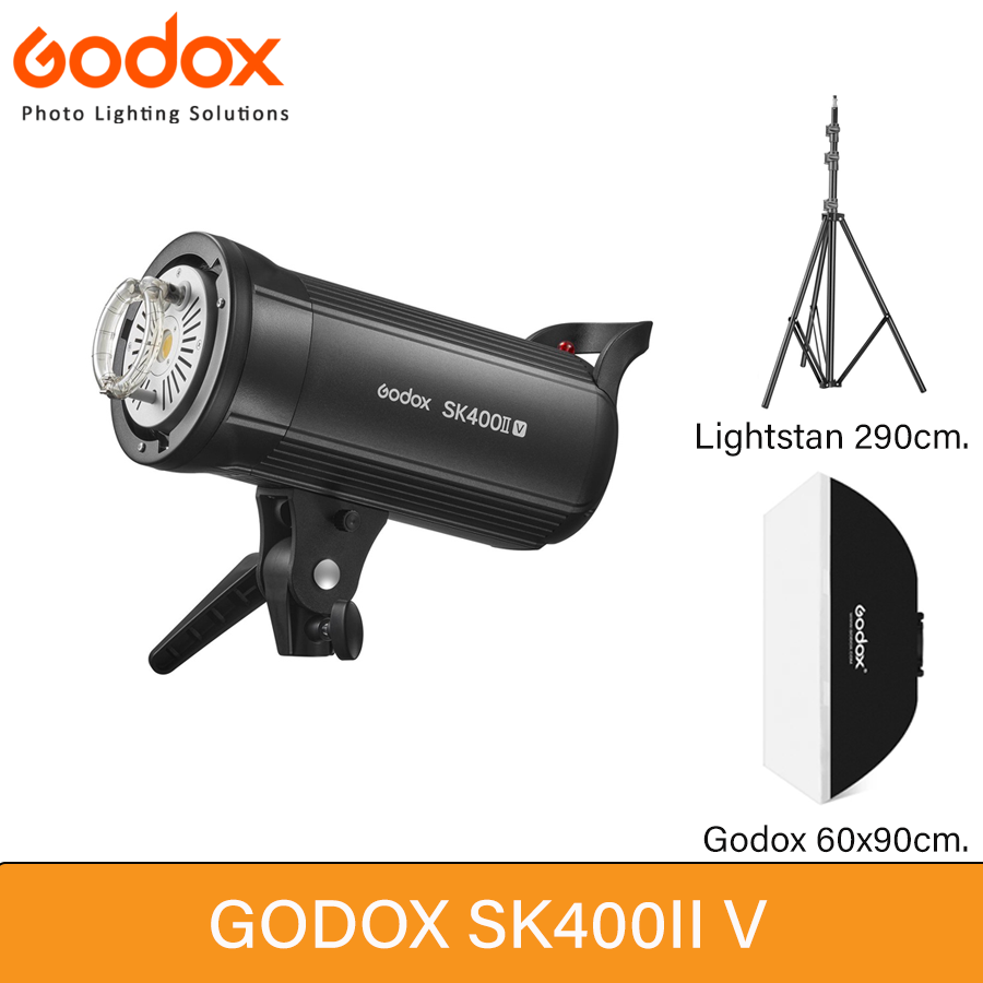 Godox SK400II-V 400Ws Strobe Light With Wireless X Palestine