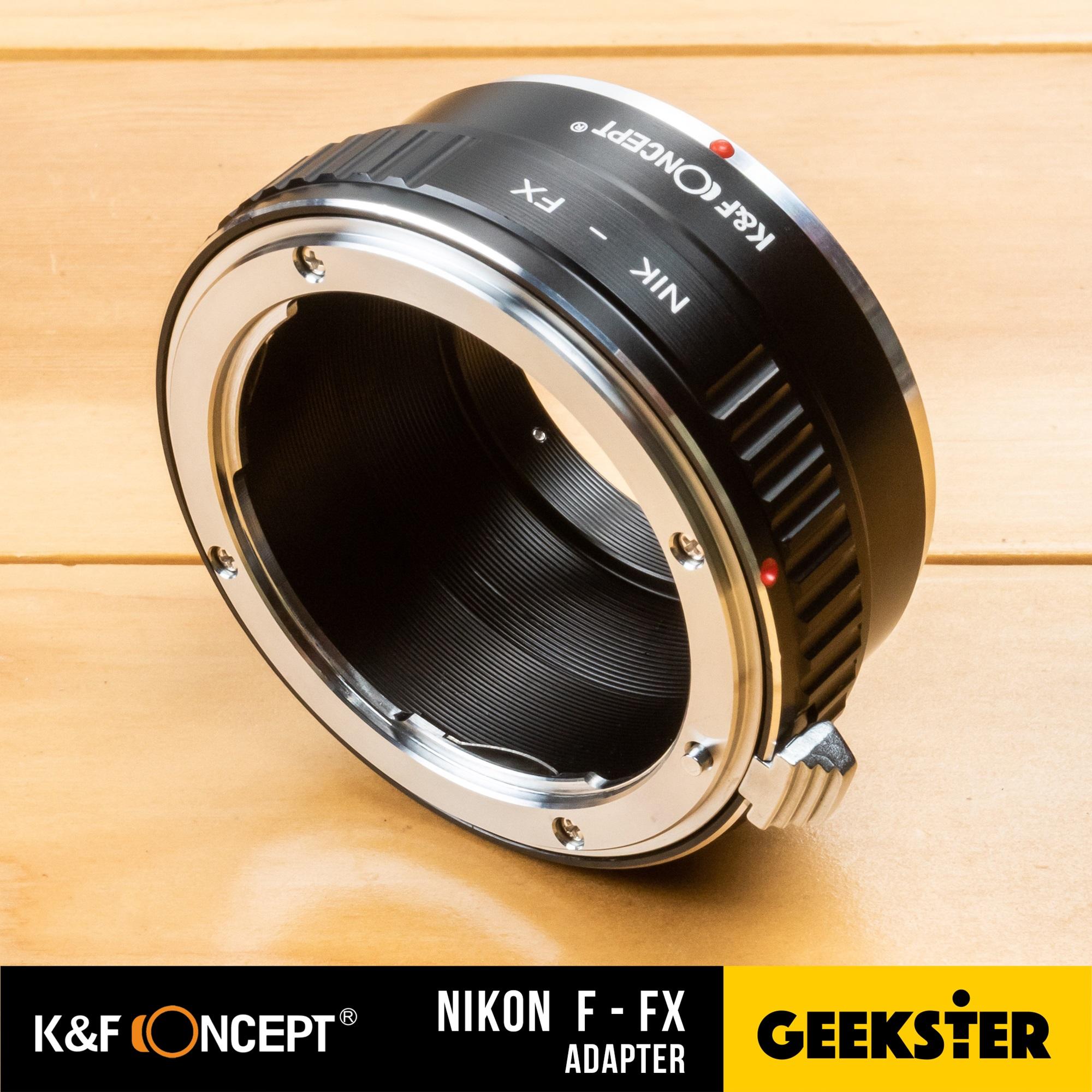 K&F NIK F-FX Adapter แปลงเลนส์ Nikon F ( Ai / Ais ) เพื่อเอามาใส่กล้อง Fuji Mirrorless ได้ทุกรุ่น ( Lens mount adapter Nikon Mount Ai / Ais For Fuji ) ( เมาท์แปลง อแดปเตอร์ ) ( NIK F-FX / NIK F-X ) ( NIK FX / NIK X ) ( Geekster )