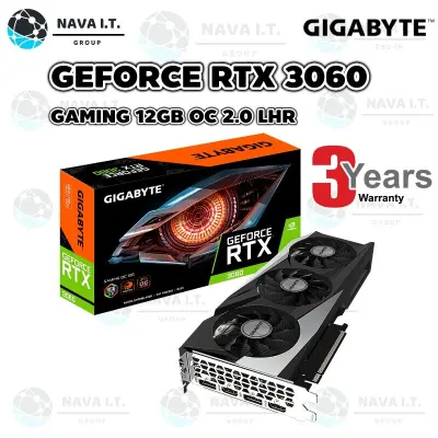 Gigabyte GeForce RTX 3060 Gaming 12GB OC 2.0 LHR รับประกัน 3 ปี