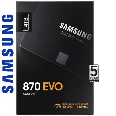Samsung 4TB 870 EVO SATA3 2.5" SSD