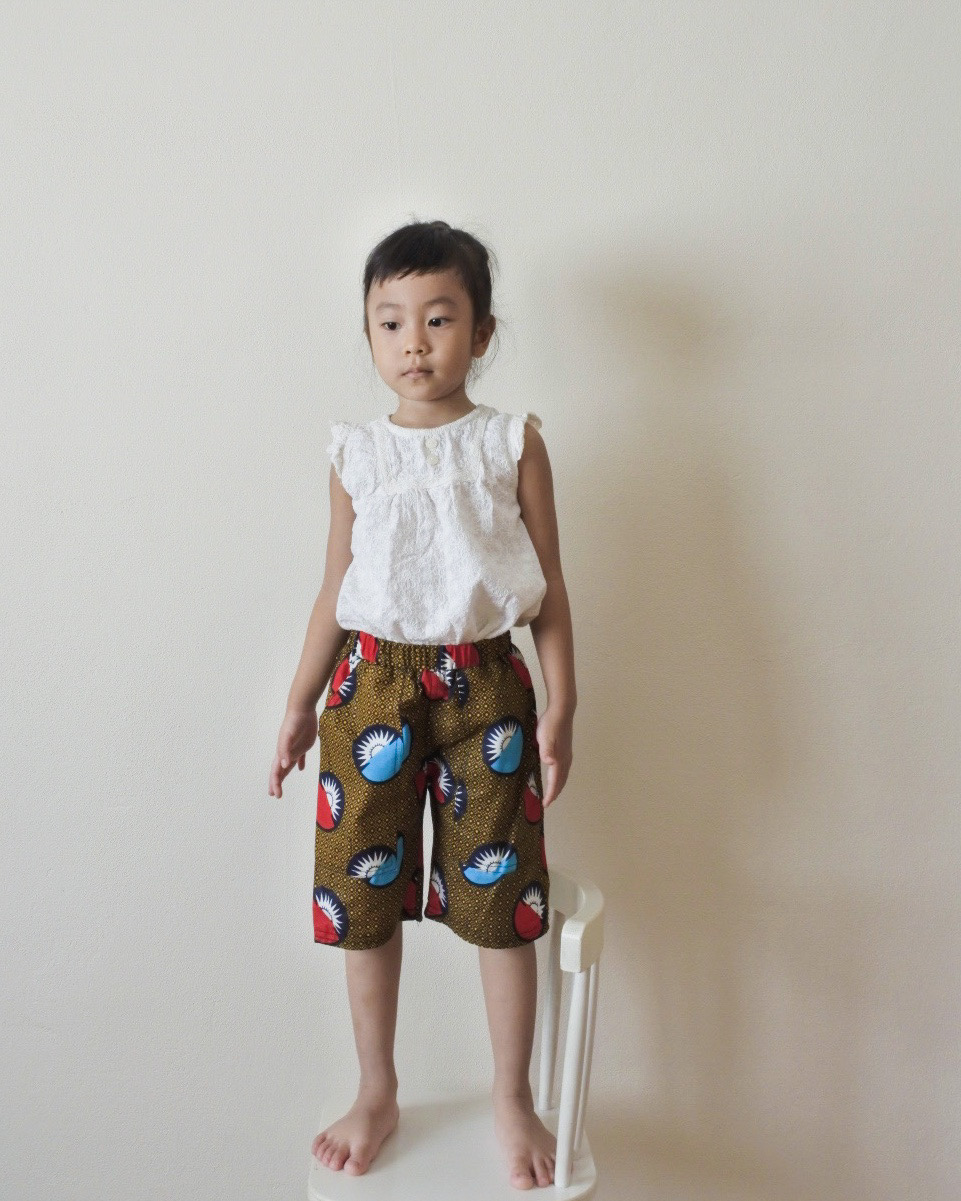 MERMEO |【SP-70】M(90-100) / L(110-120) | XL(130-140) African batik kids short pants | กางเกงขาสั้นเด็กผ้าแอฟริกันบาติก