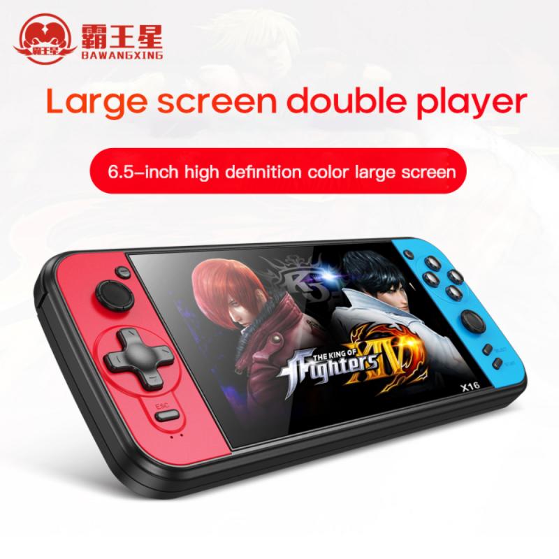 6.5 Inch Handheld Portable Game Console Dual Joystick 8GB Preloaded 5000 Games Support TV Out Camera Video Game Machine Newest