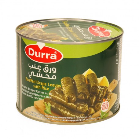 Durra stuffed grape leaves with rice 1900g | Lazada.co.th