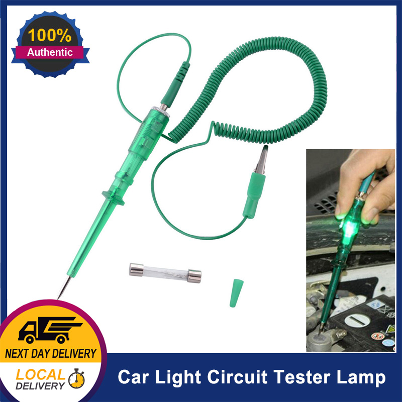 Auto Car Light Circuit Tester Lamp Voltage DC 6V 12V 24V Copper Test Pen Detector Probe Light System Test Probe Lamp