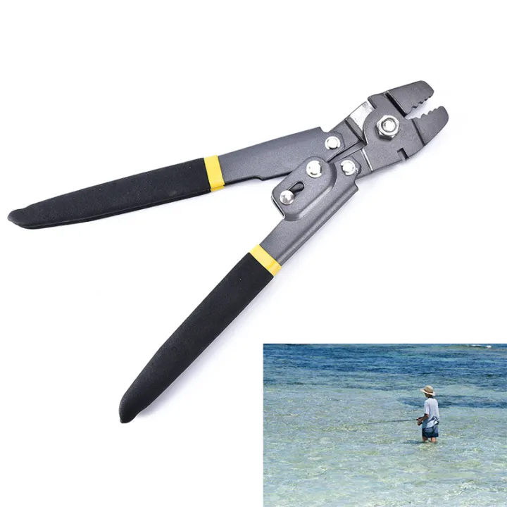 fishing line crimper