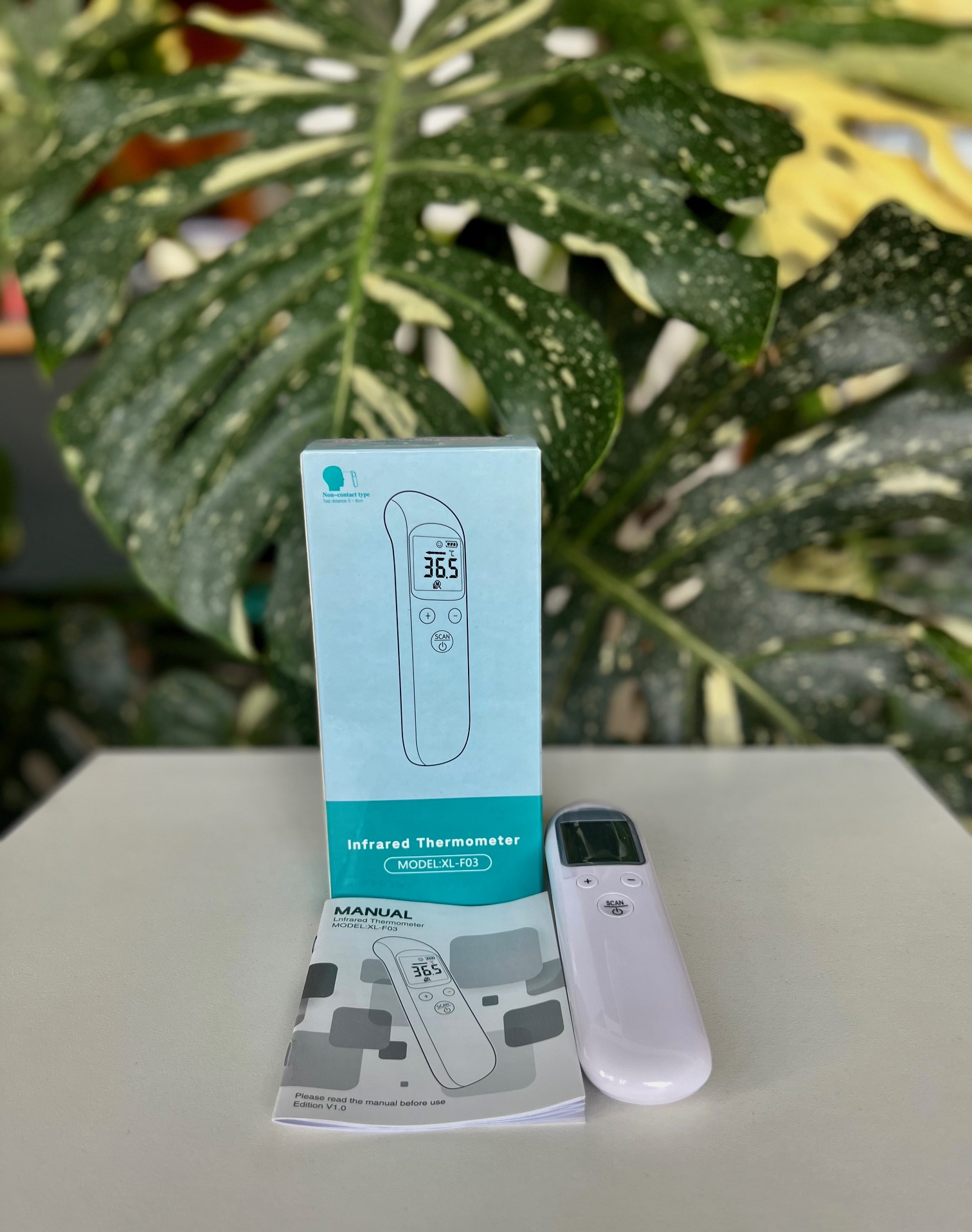 เครื่องวัดไข้ อินฟราเรด Infrared Thermometer Model EFT163 Lazada.co.th