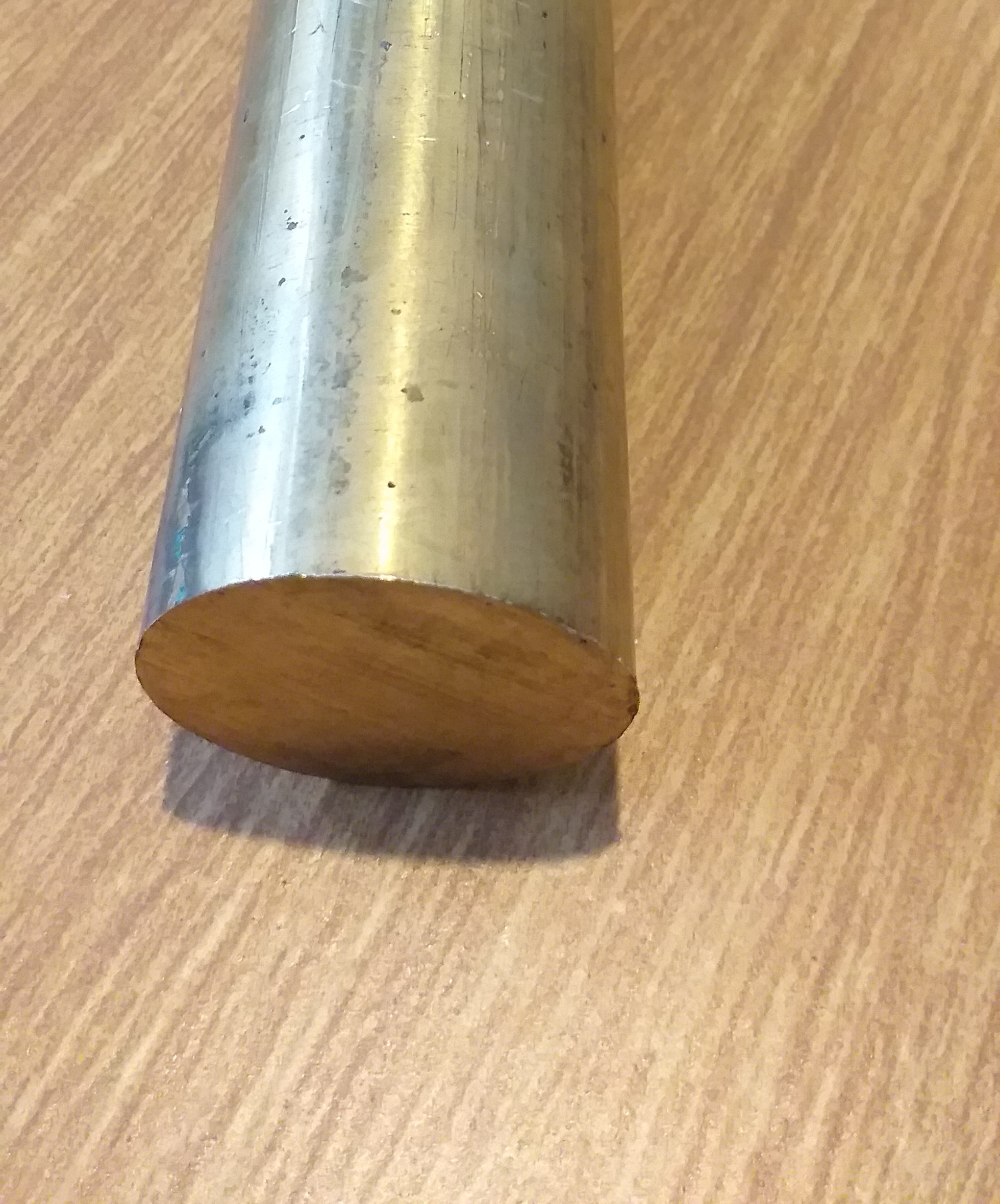 เพลา ทองเหลือง 1 นิ้ว ครื่ง 1.1/2 " ทองเหลืองแท่งทองเหลือง เพลากลม เกรด