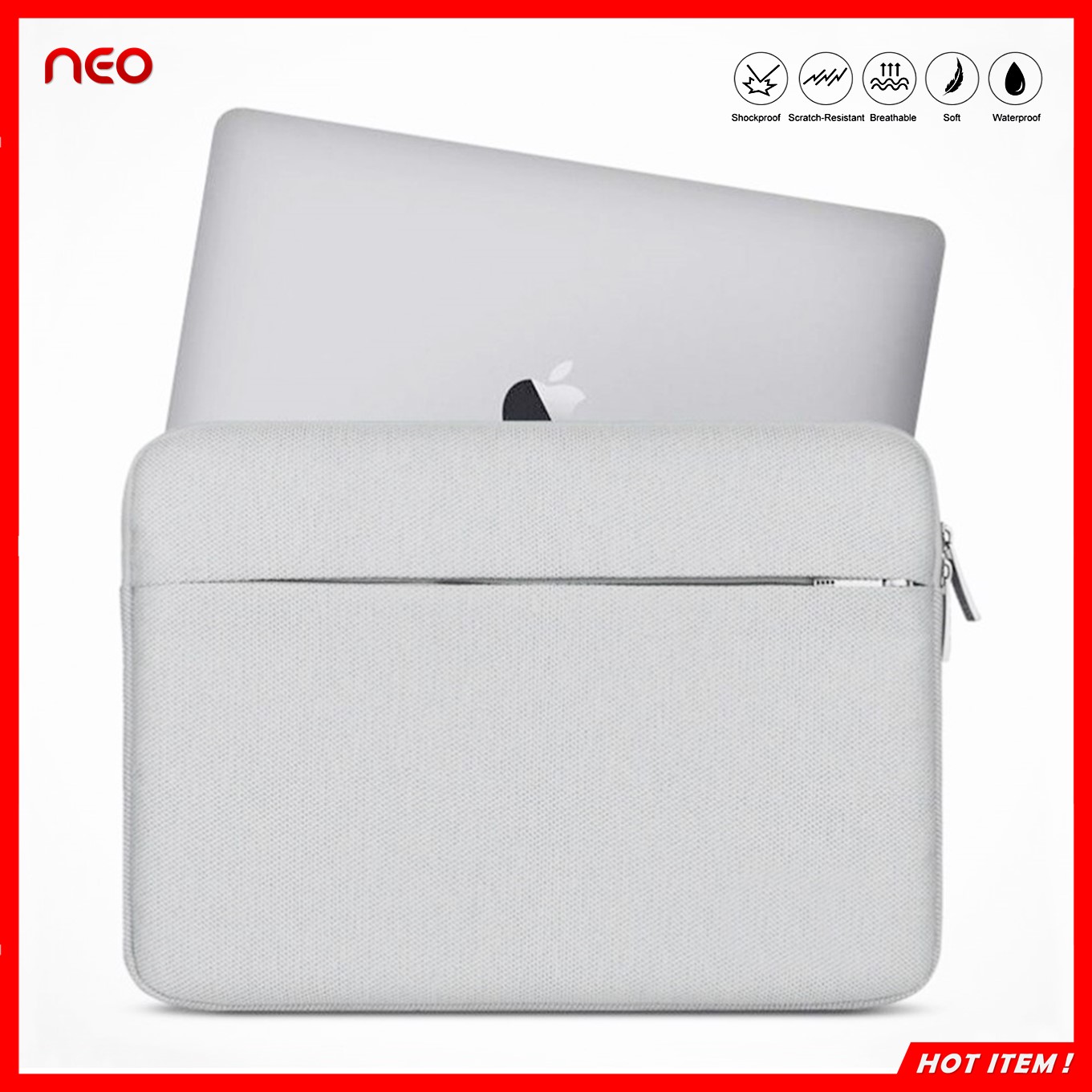 NEO เคสแล็ปท็อป กระเป๋าโน๊ตบุ๊ค Soft Case 13.3 14 15.6 นิ้ว เคสMacbook Air Pro ซองใส่โน๊ตบุ๊ค กันฝุ่น กันรอย กันกระแทก Laptop Bag Macbook Sleeve Case 13.3 14 15 15.6 inch HP Lenovo ACER