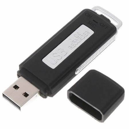 Digital Recorder เครื่องบันทึกเสียง แบบ flash drive USB 4 G - สีดำ