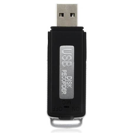 Digital Recorder เครื่องบันทึกเสียง แบบ flash drive USB 4 G - สีดำ