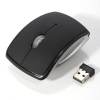 Bestbuy 2.4Ghz Foldable Folding Wireless Mouse Mice Snap-in Transceiver For Computer Laptop Tablet - Black