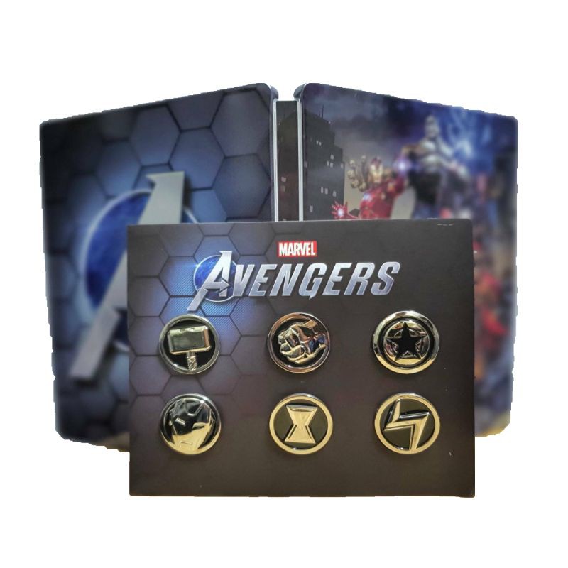 PlayStation : Marvel's Avengers Official Collector's Limited Steelbook Case / Pin 6 แบบ(NO GAME)
