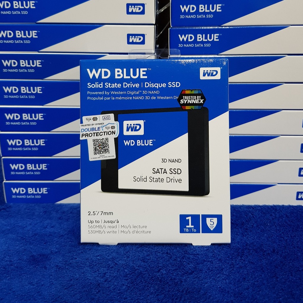 cool สุดๆ WD BLUE SATA 500GB / 1TB SSD ของใหม่ 10 มือ 1 ยังไม่แกะซีล ประกัน 5 ปี SYNNEX # SSD 2.5